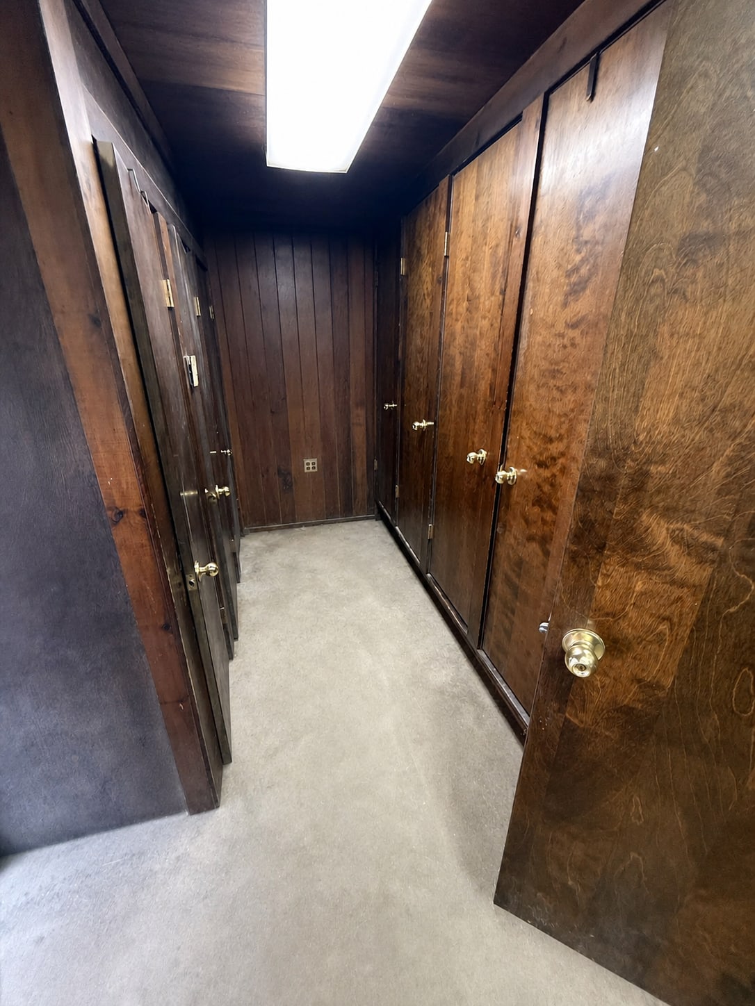 Older individual tack closets at River Vu Farms